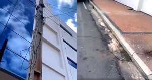 La Nación / Joven clama justicia tras perder una pierna en un accidente por un cable suelto