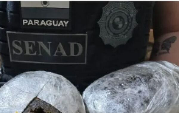 Detienen a mujer quien trasportaba tres kilos de marihuana