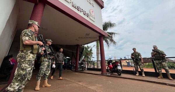 La Nación / Hospital de CDE amaneció con seguridad militar por internación de “Tío Rico”