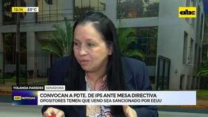 Video: Piden convocar a titular de IPS ante mesa directiva - ABC Noticias - ABC Color