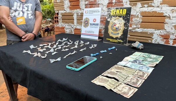 Plan Sumar: SENAD sigue su tarea e incauta otro foco de crack y cocaína en Cordillera