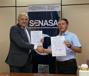 Firma de convenio entre la Municipalidad de Filadelfia y el SENASA