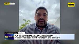 “La CBI es utilizada para la venganza”: los fiscales imputan solo por miedo al JEM, según diputado - ABC Noticias - ABC Color