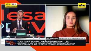 ¿Peña vetará ley anti-ONG?: “yo veo un valor en que la sociedad se organice”, dice Sole Núñez - Mesa de Periodistas - ABC Color