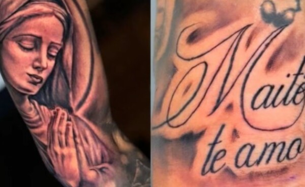 Se tatuó el nombre de su bebé, pero descubrió que no era el padre