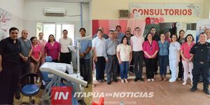 USF DE LA PAZ RECIBIÓ SILLA ODONTOLÓGICA  - Itapúa Noticias