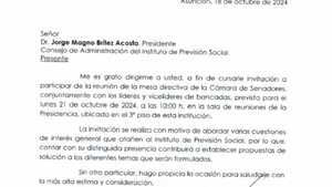 Senado convoca el lunes al titular del IPS por caso ueno