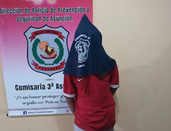 Detienen a hombre tras intento de robo en Asunción