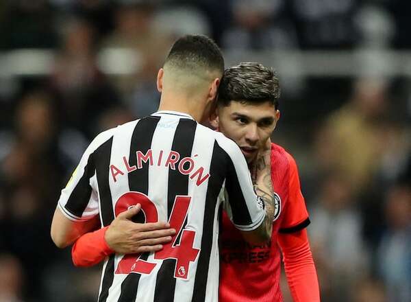 Miguel Almirón y Julio Enciso, suplentes en Newcastle vs. Brighton - Fútbol Internacional - ABC Color