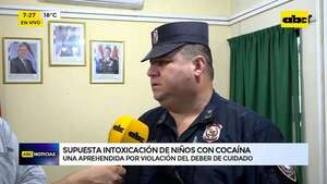 Niños se intoxicaron con cocaína: la madre ya fue detenida  - ABC Noticias - ABC Color