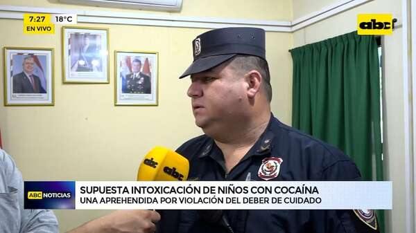 Niños se intoxicaron con cocaína: la madre ya fue detenida - ABC Noticias - ABC Color