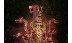 (VIDEO)Miss Grand Paraguay sorprendió con su traje de tejú jagua
