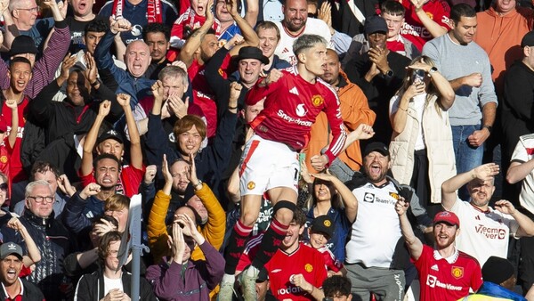 Garnacho da una angustiosa victoria al Manchester United