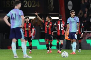 Versus / El Arsenal sufre primera derrota de la temporada ante el Bournemouth