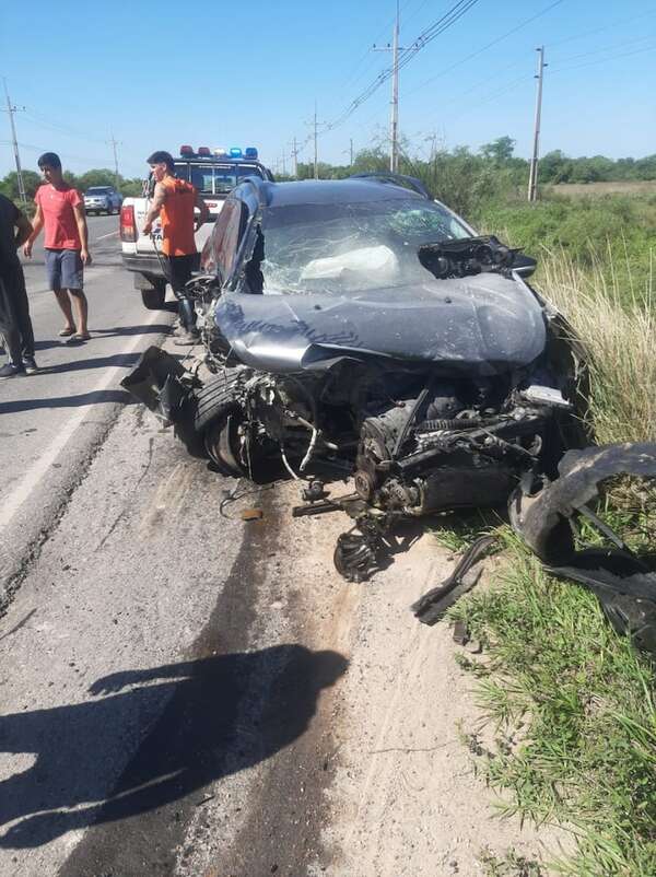 Video: grave accidente en la ruta PY19 deja a una mujer gravemente herida - Policiales - ABC Color