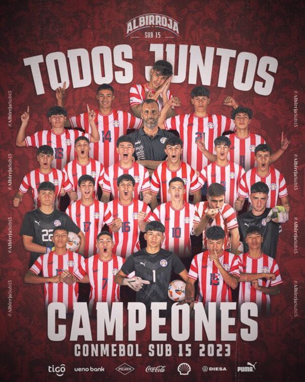 Paraguay es campeón sudamericano sub 15 al batir por penales a Ecuador