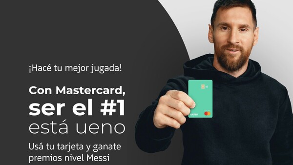 ueno bank llega con una promo “Nivel Messi” con sus tarjetas Mastercard