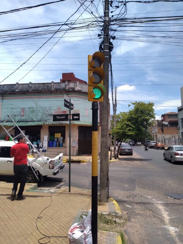 Municipalidad denuncia robo de cables de semáforos del microcentro de Asunción - .::Agencia IP::.