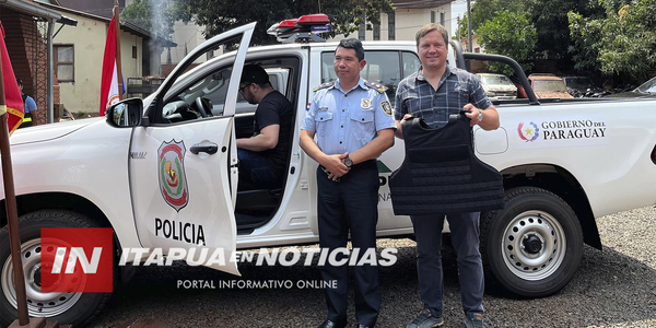 NUEVA PATRULLERA ENTREGADA A LA COMISARÍA N° 12 DE HOHENAU PARA REFORZAR LA SEGURIDAD - Itapúa Noticias