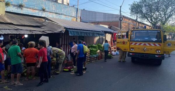 La Nación / Conductora ebria dejó dos heridos por chocar puesto de verduras en San Lorenzo
