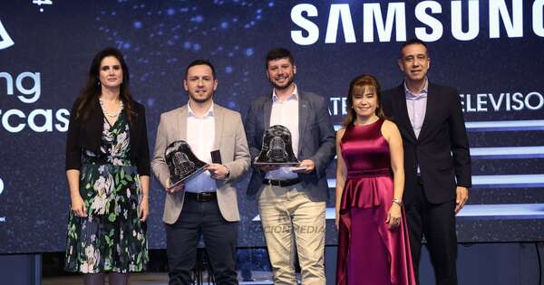 La Nación / Los paraguayos prefieren Samsung y CAP premió a la marca con una nueva campana