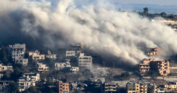 La Nación / Israel bombardeó 175 objetivos terroristas en Gaza y Líbano