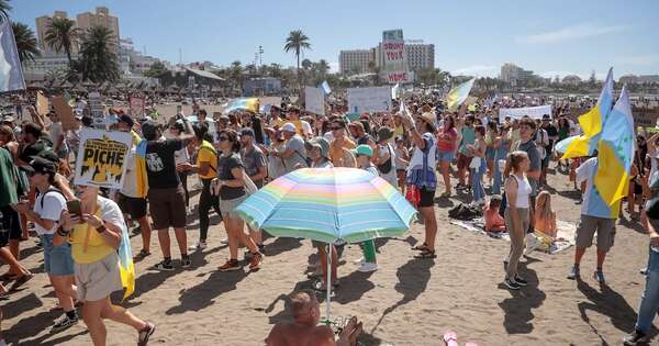 La Nación / Rechazan el turismo de masas en las islas Canarias