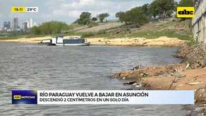 ¿Vuelven las bajantes?: río Paraguay descendió 2 centímetros en un solo día - ABC Noticias - ABC Color