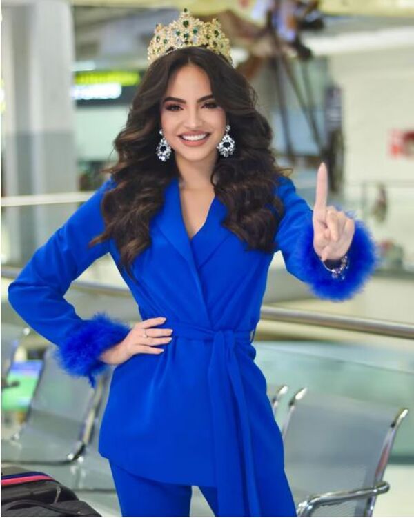 (VIDEO). ¡Impre la presentación de la Miss Grand Paraguay, Sharon Capó Nara, con su traje alegórico de “Teju Jagua!