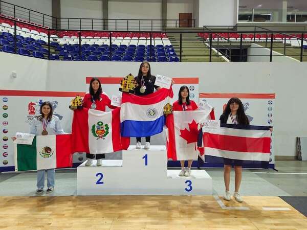 Iván Torales y Renata Mayeregger, monarcas de oro en el Panamericano de Ajedrez - Polideportivo - ABC Color