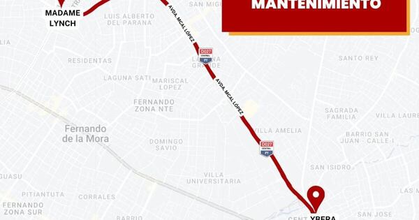 Diario HOY | Reparación de Avda. Mariscal López: arreglan calles que se usarán como alternativas