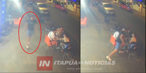 TRAS ROBO EN PLENO CENTRO DE ENCARNACIÓN BUSCAN DAR CON EL DELINCUENTE - Itapúa Noticias