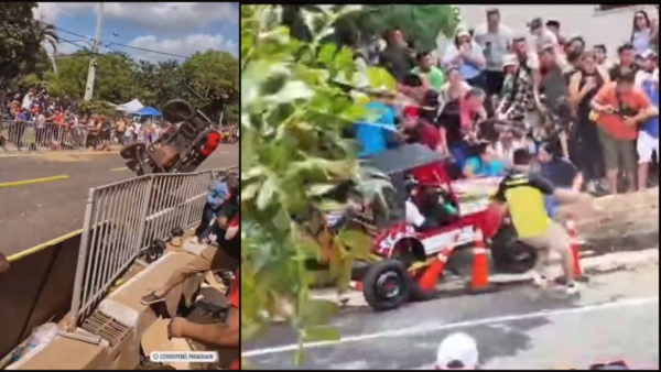 Autos locos en Paraguarí: atropellan a mirones, entre ellos niños