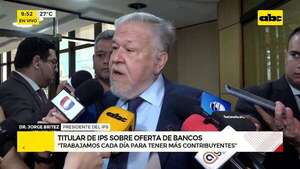 Convocado por el Senado, titular de IPS responde sobre colocación de bonos - ABC Noticias - ABC Color