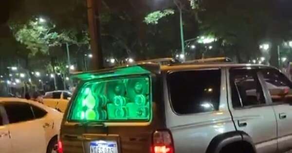 La Nación / Policías recibieron botellazos y golpes en un hecho de polución sonora en Minga Guazú