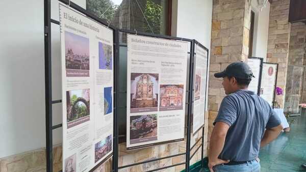 Muestra sobre Fray Luis Bolaños en la parroquia San Rafael