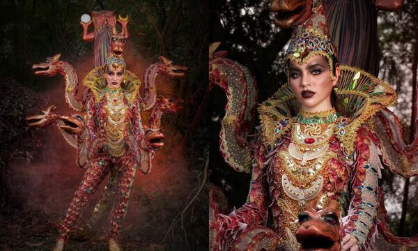 [VIDEO] ¡El traje de “Teju jagua” quedó entre los cinco mejores del Miss Grand!