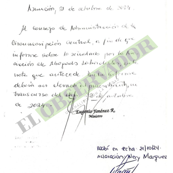 Tras denuncia por condiciones edilicias de sede judicial de Lambaré, ministro de la Corte solicita informe