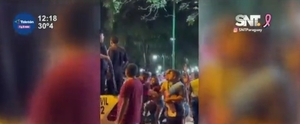 Descontrolados" fueron controlados en Minga Guazú tras batalla campal - SNT