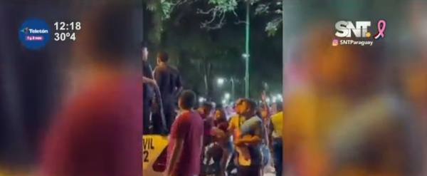 Descontrolados" fueron controlados en Minga Guazú tras batalla campal - SNT