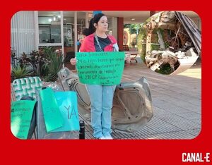 CARNEO EN MUNI. DE ENCARNACIÓN: MUJER PIDE QUE LE DEVUELVAN PARTES DE SU AUTO
