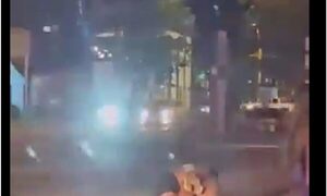 (VIDEO)Yiyis se trenzaron en plena ruta de Concepción