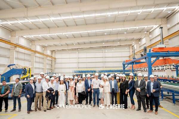 L’ACERIE inaugura su nueva planta de chapas termoacústicas Termolace - Empresariales - ABC Color