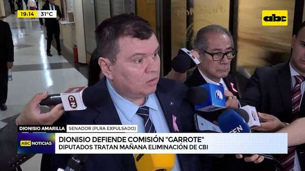 Comisión “garrote” ante su posible eliminación: Dionisio arremete nuevamente contra diputado Benítez - ABC Noticias - ABC Color