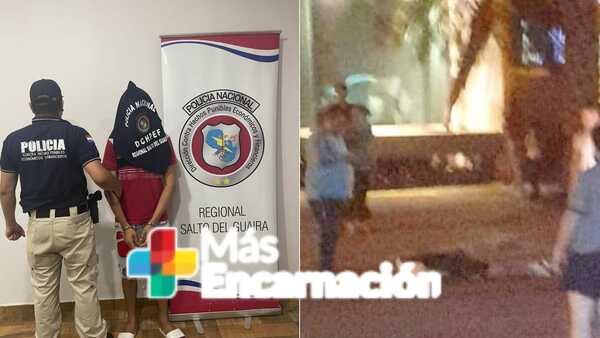Capturan a sospechoso de sicariato en el barrio Padre Bolik de Encarnación