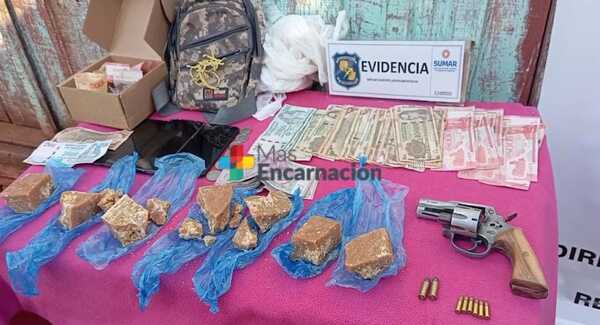 Operativo en Cambyreta culmina con la detención de un joven por microtráfico