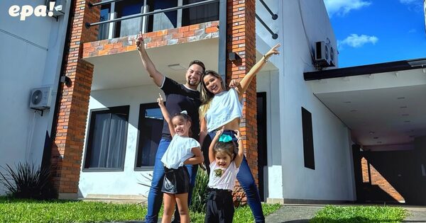 ¡Emoción! Mariela Bogado y Fernando Eid cumplen el sueño de la casa propia
