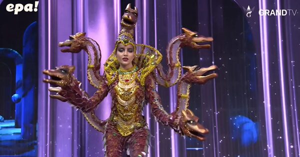 Sharon Capó alcanza el Top 4 de trajes alegóricos en el Miss Grand International