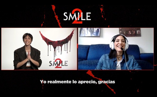 ¡Lu Sapena habló en exclusiva con Naomi Scott, protagonista de la peli "Smile 2"! - trece