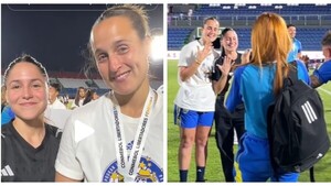 Arquera de Boca le pidió matrimonio a su pareja en el Defensores del Chaco